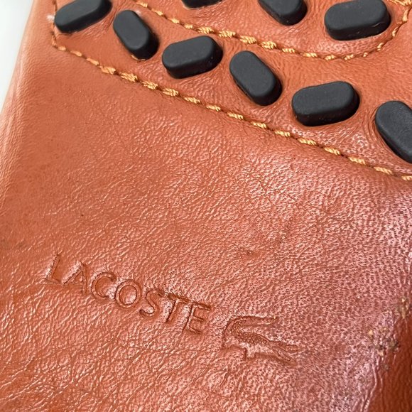 LACOSTE Men\'s Ansted Craft Tan Leather Loafer Driving Shoes Size 11.5 main image 6